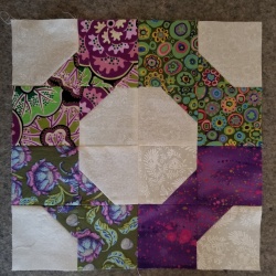 My first bowtie block.   I'm testing the photo upload.